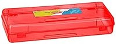 Enday Pencil Box Red, Plastic Penci