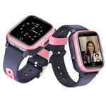 connect2kidz SeTracker SETRCK4GW Touch Screen Safe Voice & Video Calling Smartwatch- Pink | 1.4" HD Display | Splash Resistant | Area Location | SOS & Voice Call | Voice Chat