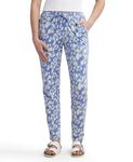 Jockey Women's Straight Fit Pants (RX09_Iris Blue Assorted Prints_Small_Iris Blue_Small)