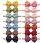 MOYUAN14 Pack Infant Toddlers Kids Headbands Soft Stretchy Headbands Hair Accessories for Newborn Infant Nylon Hairband