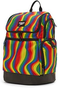 Speedo Unisex Large Teamster 2.0 Backpack 35-Liter, Rainbow Pride