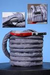 Central Vacuum Hose Cover - 35-37 ft - Paded Machine Washable Universal Cover