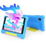 Hakaug Kids Tablet 7 inch Android 13 Tablet for Kids Quad Core 32GB ROM 128GB Extendable 1024x600 IPS Display Parental Control Mode Protable Tablet PC with Dual Camera Shockproof Case (Blue)