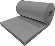 80" x 20" (~200 x 50 cm) - Firm Grey Foam Sheet For Use In Upholstery - SELECT THICKNESS - Foam for Various Applications (1" (2.5 cm) Thick Foam)