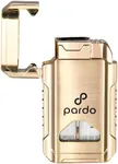 Pardo | Electric Lighter - Flame Butane Gas Lighter - Mini Cigarette Lighter - Ergonomic Grip and Safety Lock Feature Fire Lighter - Long-Lasting Performance - Ideal for Candles, BBQ, and Camping