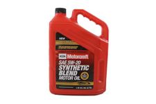 Ford XO-5W20-5Q3SP Genuine Fluid SAE 5W-20 Premium Synthetic Blend Motor Oil - 5 Quart Jug