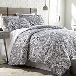 Southshore Fine Linens - The Pure Melody Collection - Comforter Sets, 2 Piece Set, Twin/Twin XL, Black