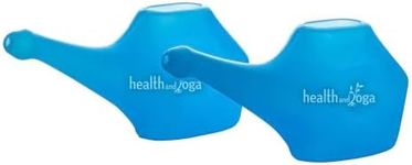 QwikFlo Economy, Light-Weight Neti Pot - Handy, Compact and Travel Friendly (Blue) (2 Blue)