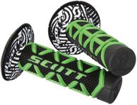 Scott Sports 219626-1089 Green/Black Diamond Motorcycle Grips