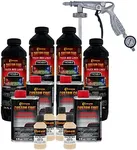 Custom Coat Federal Standard Color # 33446 Desert Tan T80 Urethane Spray-On Truck Bed Liner, 1 Gallon Kit with Spray Gun and Regulator - Durable Textured Protective Coating - Easy Mix Car Auto