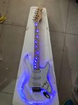 New Electric guitar LED Light Cryst