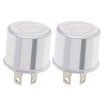 The Lord of the Tools 2PCS 2 Pin Flasher Units Relay 12V 20A 47W for Fixing Flashing Turn Signal & LED Blinking Issues Classic Cars Motorcycle Vans Older Lorry Trucks