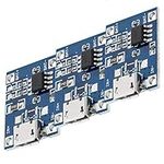 AZDelivery Compatible with TP4056 Micro USB 5V 1A 18650 Lithium 3.7 V Li-Ion Battery Charging Board Module Including E-Book! (Pack of 3)