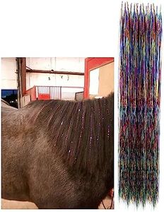 Horse Bling Accessory, Mane and Tail Bling, Pony Hair Tinsel for Western Bride Horse Lover