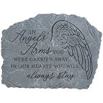 Carson Decorative in Angels' Arms Memorial Garden Stone for Loss of Loved One - Sympathy Gift for Funeral - Remembrance Stepping Stone for Indoor Outdoor Home Decor