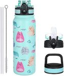 GOPPUS 20oz Kids Water Bottle with 