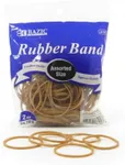 BAZIC Products Rubber Bands, Assorted Size 2 Oz./ 56.70 g, Made in USA Elastic Stretchable Bands for Bank Paper Bills Money Dollars File Folders, 1-Pack