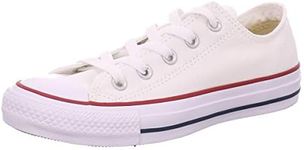 Converse - Chuck Taylor Canvas Low Top - Optical White Sneakers - Size 12 Men / 14 Women