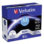 Verbatim 43834 100GB 4x MDISC BDXL archival - 5 pack JC