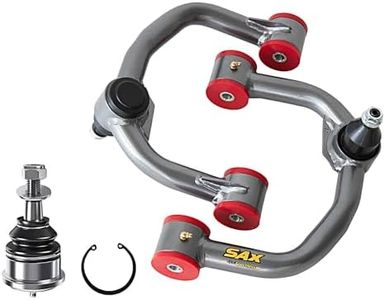 2-4" Front Upper Control Arms for 2004-2020 Ford F150, 2007-2015 Ford Explorer Lincoln Navigator, 2006-2008 Lincoln Mark LT, PU Bushed Silver Tubular Arms with Ball Joints