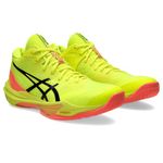 ASICS Mens Sky Elite FF MT 3 Paris Safety Yellow/Black Volleyball Shoes - 8 UK (1051A084.750)
