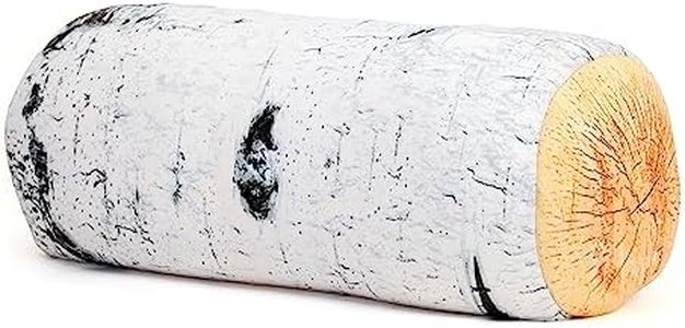 Kikkerland Birch Log Micro Bead Head Cushion