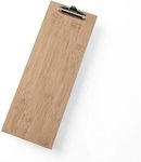 American METALCRAFT, Inc. American Metalcraft BB4 Wood Clipboard Menu Holder, Bamboo