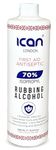 ican london isopropyl rubbing alcohol 70% first aid antiseptic 500ml