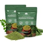 SAPTAMVEDA 100% Organic Moringa Powder 1Kg (500GM X 2) | Immunity Booster | Drumstick Leaf Powder | Natural Multi-vitamin | Anti-Oxidant | Good for Hair & Skin | Protein Rich