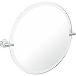 Moen DN0792CH Iso 22-Inch x 22-Inch Frameless Pivoting Bathroom Tilting Mirror, Chrome
