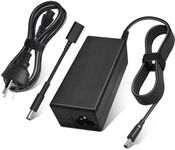 PAEBAI+ 65W 45W Laptop Charger Adapter for Dell Inspiron 13 14 15 17 3000 5000 7000 Series Latitude 3510 3410 3520 3420 Vostro 5301 5390 Round Connector 19.5V 3.34A 2 Tips Power Supply