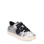 Geox J Kathe Girl H Sneaker, Silber, 3 UK