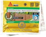 SIKA - Fast-setting polyurethane foam - Sika Post Fix - Light green - Support fence, mailbox and gate posts - High-strength - Lightweight - 979 mL pouch