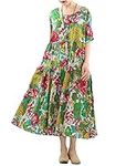 Minibee Women's Bohemian Maxi Dress