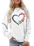 Soft Sweatshirts For Women Long Sleeve Tunic Tops For Women Plus Size Sweatshirts For Women Oversized Hoodie Woman Oversized Sweatshirt For Women Hoodies For Women Trendy Hoodies For Women S25