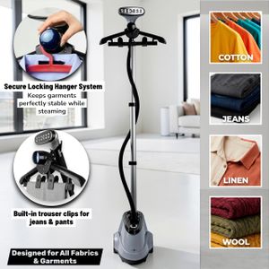 SA BI 2200W Garment Steamer – Powerful Handheld Clothes Steamer