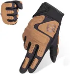 ROCKBROS Bike Gloves for Men Motorcycle Gloves Mountain Bike Gloves Dirt Bike BMX Gloves Touch Screen Full Finger Shock-Absorbing Breathable Motocross Sports Gloves