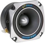 Pyle 1'Car Audio Speaker Tweeter-300 Watt High Power 1 Inch Super Titanium Tweeter System Die Cast Aluminum Frame, 2kHz 20 kHz Frequency,104 dB, 4-8 Ohm,Heavy Duty 30 oz Magnet PDBT28, 5in.x 5in.x4in.