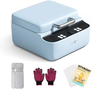 HTVRONT Phone Case Heat Press Machine Compatible with iPhone- H17 Vacuum Heat Press Machine for Phone Cases- Sublimation Press for Custom Phone Case, Badges, Coasters, Includes Film & Fixture