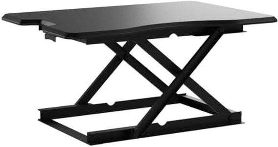 Support de bureau assis-debout à hauteur réglable 81 cm ZINUS Tina | Station de travail | Convertisseur de bureau | Meuble déjà monté