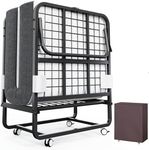CAIYUN 75" x 38" Folding Bed with M