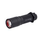 Ledlenser Police Tac Torch - PTT, x3 AAA Battery, Super Bright 280 Lumens, Lightweight, Long Distance Spotlight, Anti Roll Protection, Hiking, Dog Walking, Camping Torch, Up to 25 Hour Battery Life.