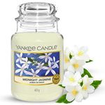 Yankee Candle Scented Candle | Midnight Jasmine Large Jar Candle | Long Burning Candles: up to 150 Hours | Gifts for Women