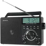 Retekess TR635 AM FM Radio with External Antenna Jack, Portable Shortwave Radio with Best Reception, Backlight LCD Display, Time Setting,Battery Operated or AC Power,Earphone Jack for Gift,Elder,Home