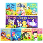 My First Fairytale Children Classics Picture Flat Library 10 Books Collection Set