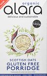 Alara Scottish Oats Porridge Flakes Organic Gluten Free 500 g (Pack of 3)