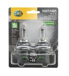 HELLA 9007 +50 Performance Halogen Headlight Bulb, 12V, 65/55W, PX29t, 9005P50, 2 Pack