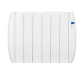 MYLEK Panel Heater Radiator 1500W Electric with Programmable Digital Timer - Aluminium Wall Mounted Freestanding Slim White, Bathroom IP24 Splashproof, LOT 20 Eco Design Energy Efficient (1.5KW)