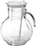 Bormioli Rocco Kufra Glass Jug with Ice Container and Lid, 2 litres