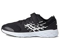 Saucony Kids Boys Wind A/C 2.0 Running Shoe, Black/White, 6.5 M US